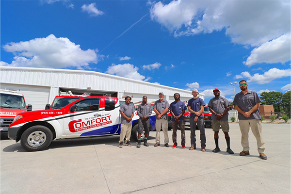 CHCS Staff in front of van